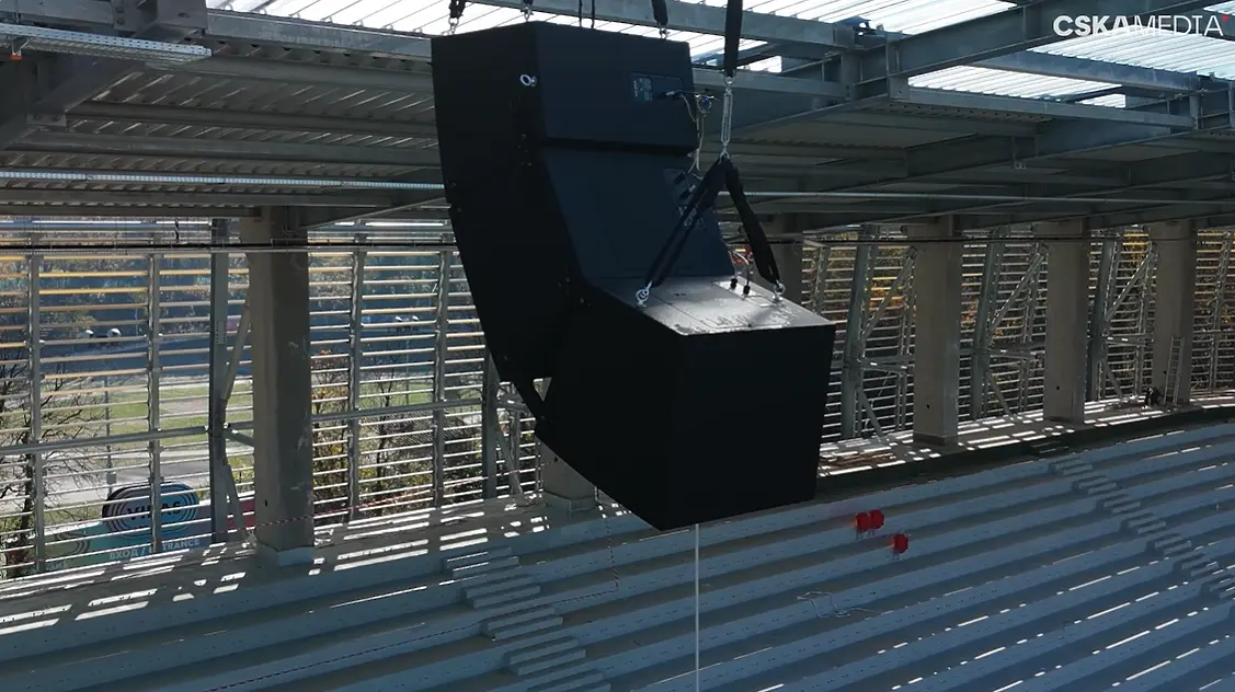 Озвучителната система на стадион Българска армия / CSKA MEDIA