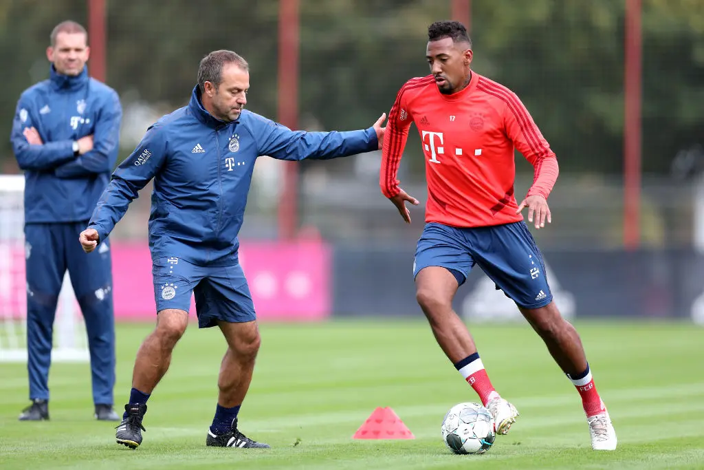 Ханс-Дитер Флик и Жером Боатенг / Getty Images 