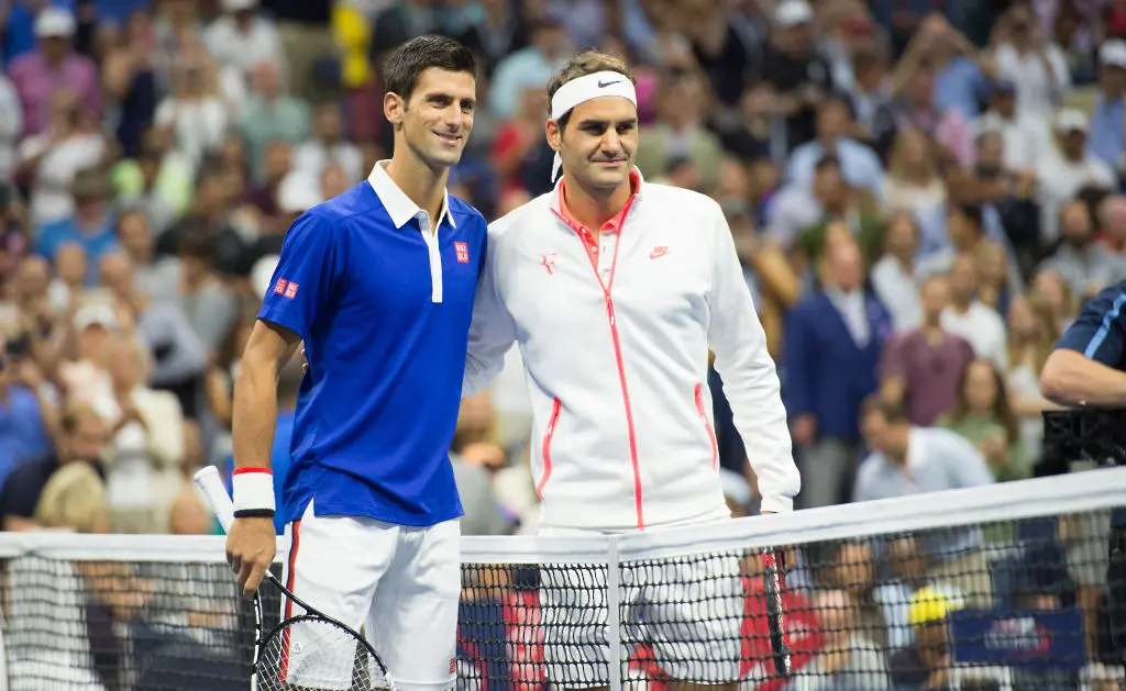 Новак Джокович и Роджър Федерер / Getty Images