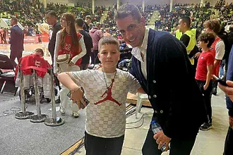 Хулио Веласкес изгледа победата на Реал Мадрид в Ботевград 