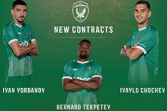 Чочев, Текпетей и Йорданов: Лудогорец продължи кампанията с новите договори
