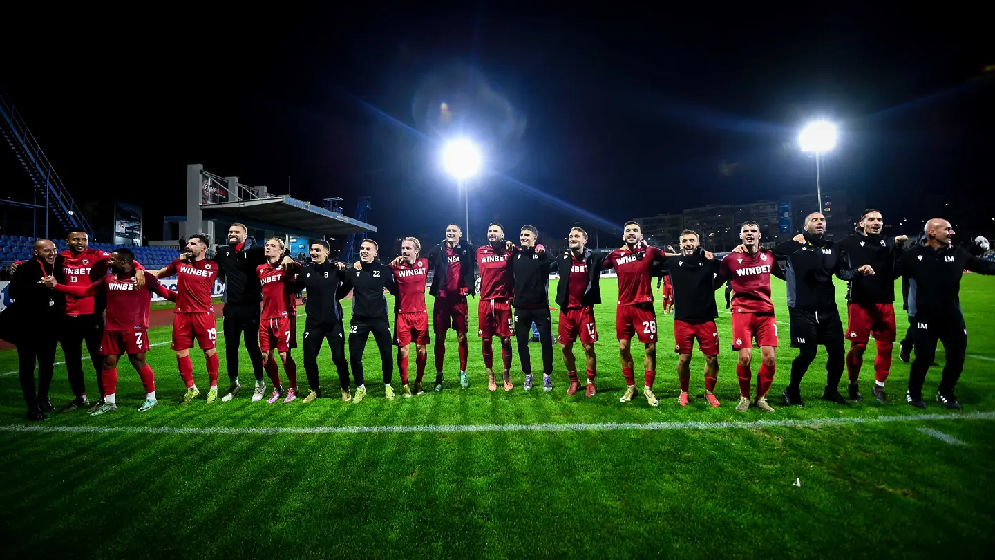 ЦСКА празнува след победата над Спартак Варна / startphoto.bg 