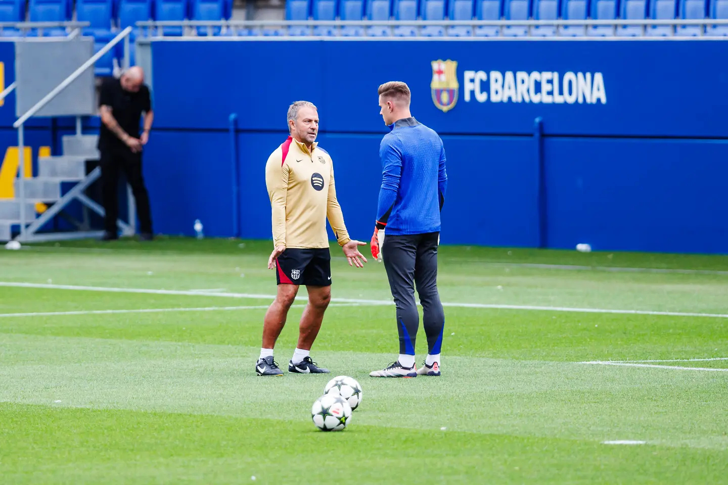 Марк-Андре тер Стеген и Ханзи Флик / Getty Images