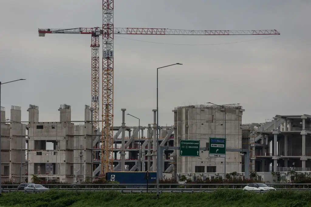 Строеж на залата за хокей на лед за Зимните Олимпийски игри / Getty Images 