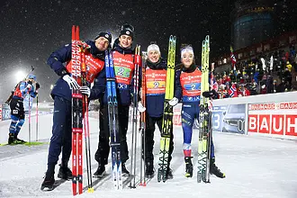 България с 13-о място в първата смесена щафета по биатлон за сезона