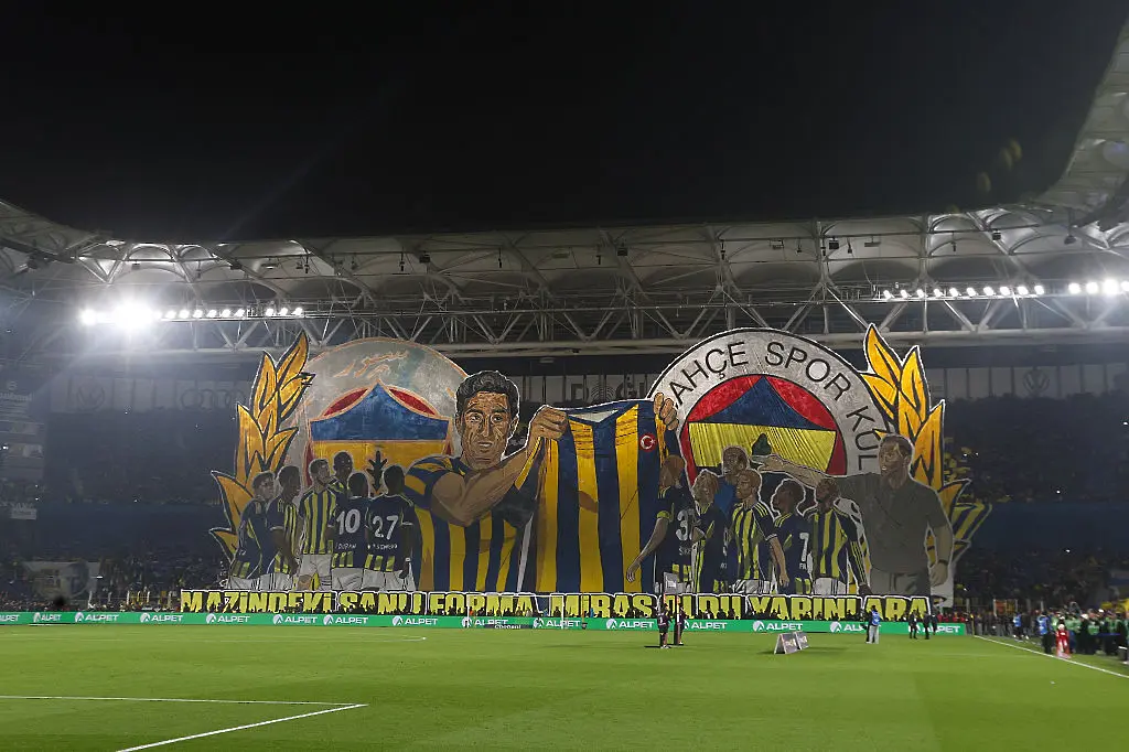 Хореография на феновете на Фенербахче / Getty Images 