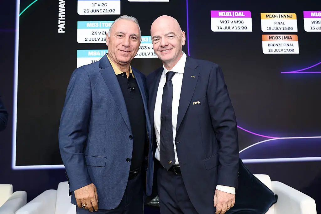 Христо Стоичков с Джани Инфантино / Getty Images