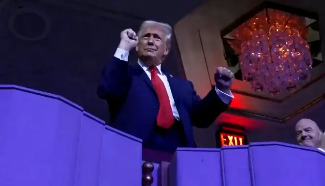 Танцът на Тръмп - американският президент се разкърши по време на жребия за Световното (ВИДЕО)