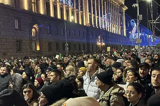 Нападател, носил фланелката на България, е на протеста в София