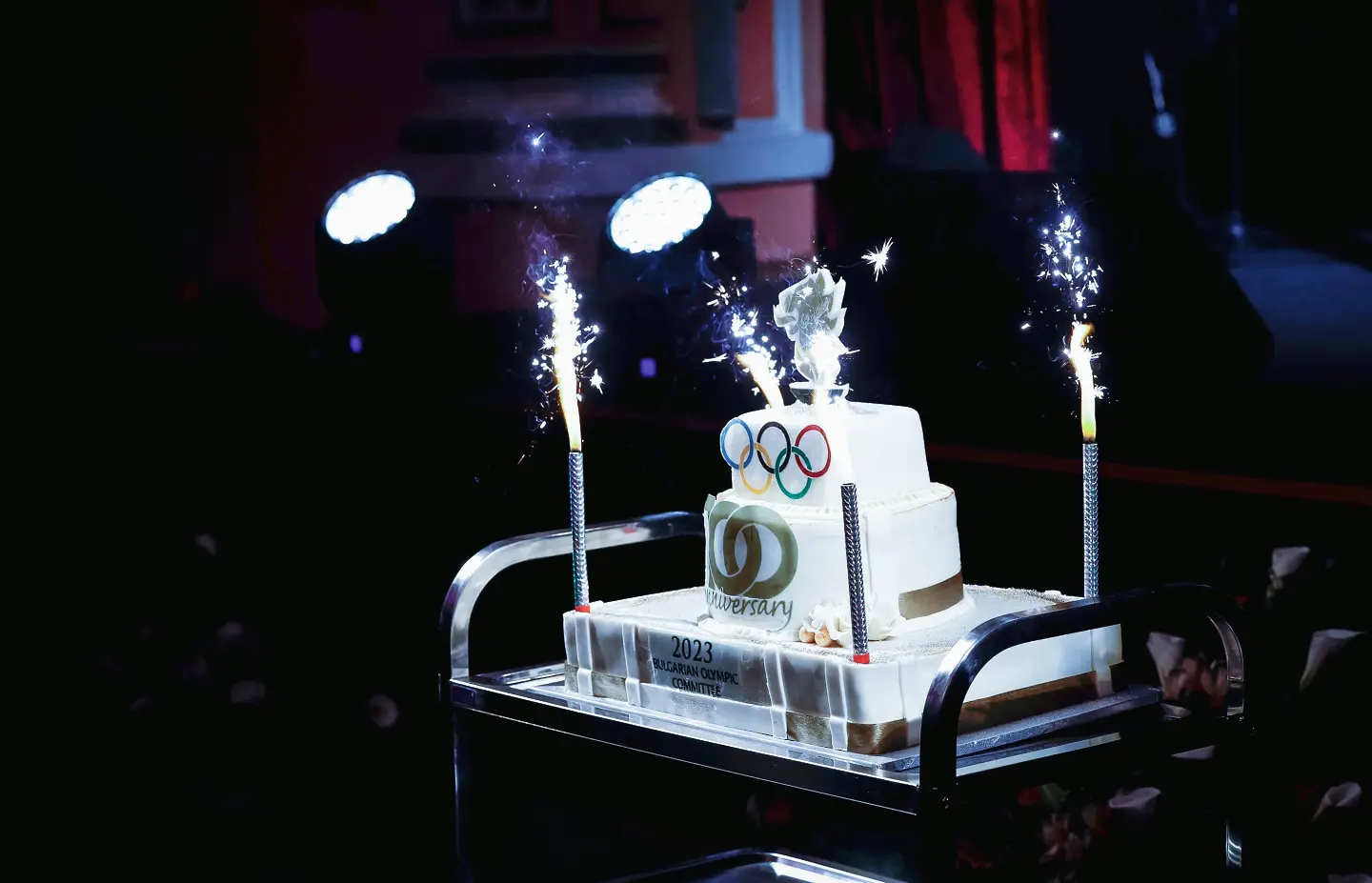 Торта за 100-годишнината на БОК / startphoto.bg 