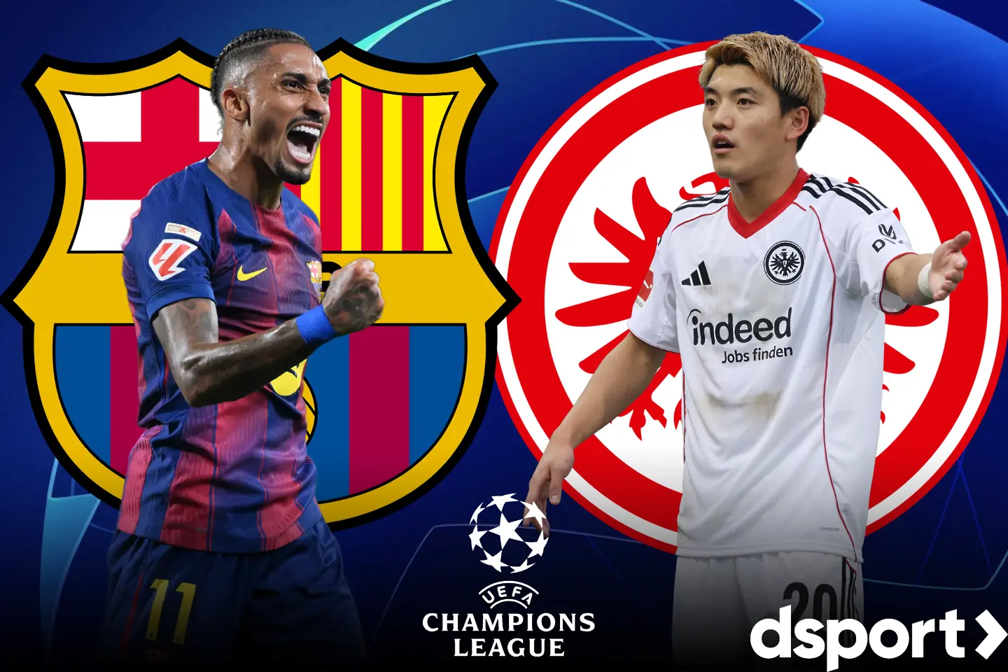 На живо: Барселона - Айнтрахт Франкфурт (Състави)