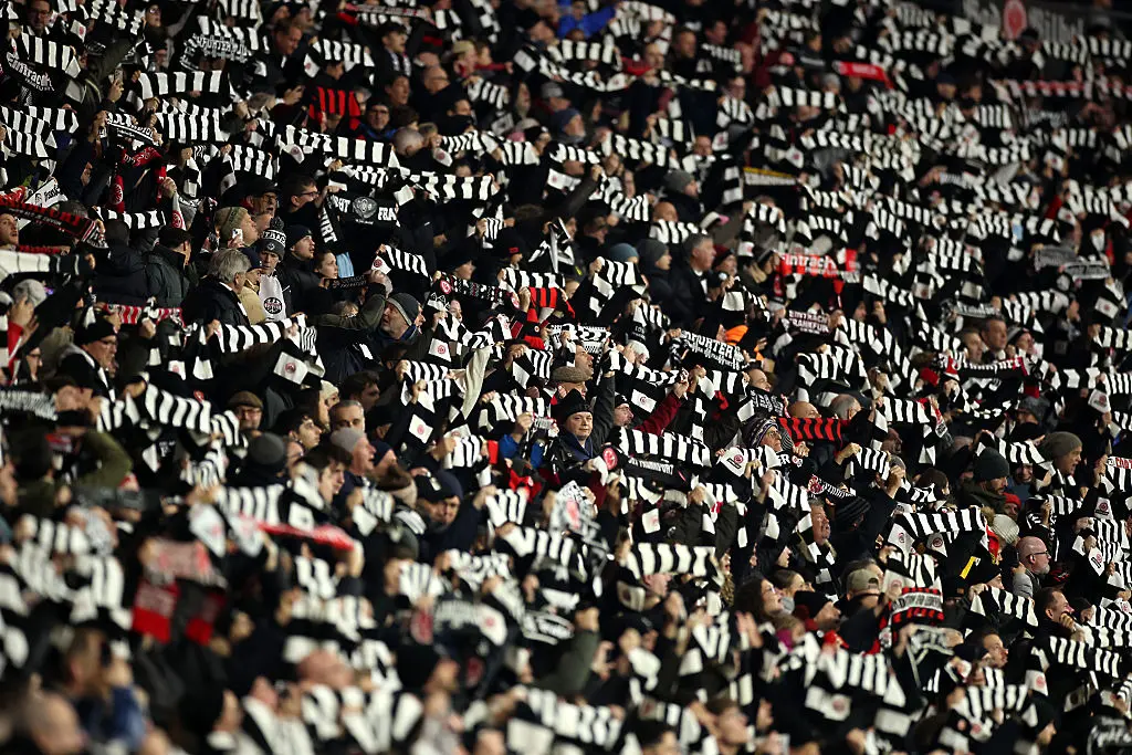 Фенове на Айнтрахт/Getty images