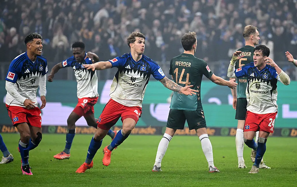 Хамбургер съкруши Вердер след дъжд от голове и емоции в Северното дерби