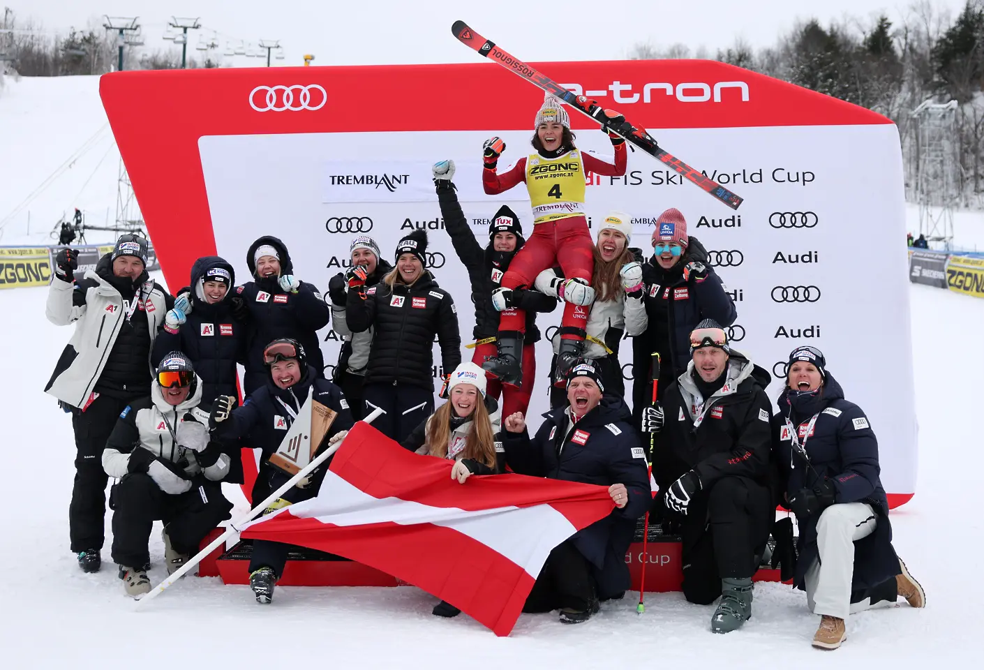 Австрийка спечели втория гигантски слалом в Мон Тремблан