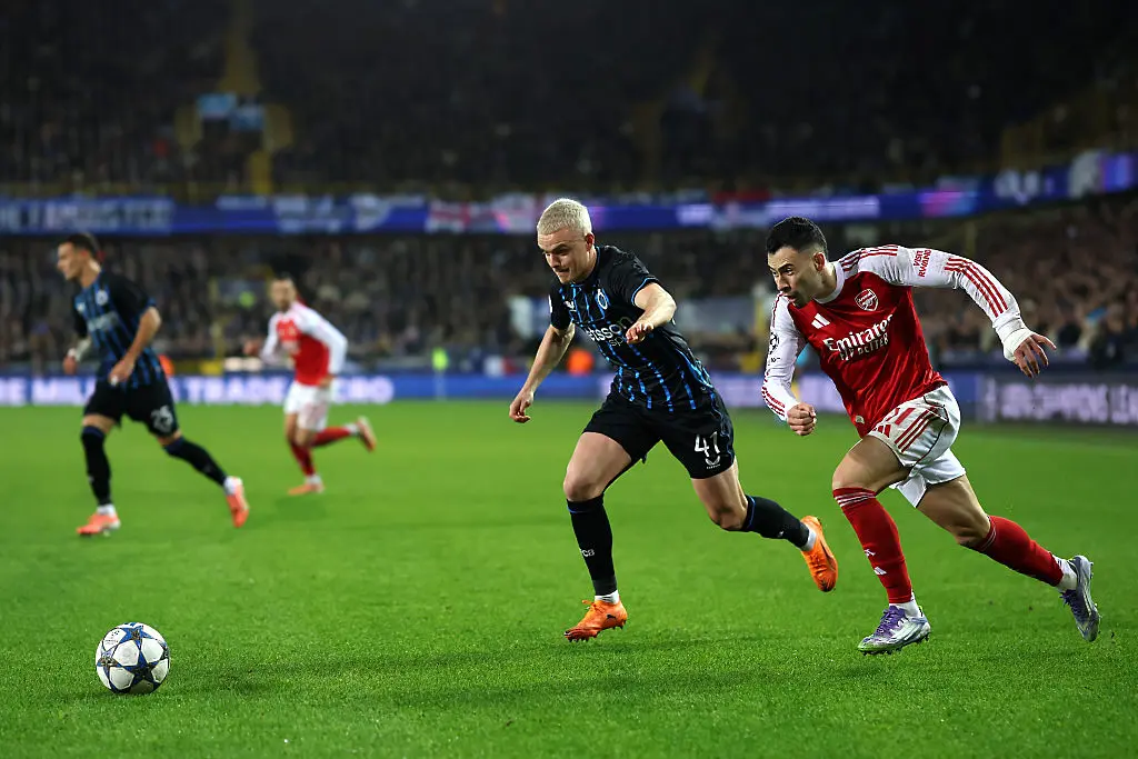 Арсенал прегази Брюж и стъпи на върха в Шампионската лига (ВИДЕО)