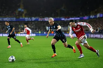 Арсенал прегази Брюж и стъпи на върха в Шампионската лига