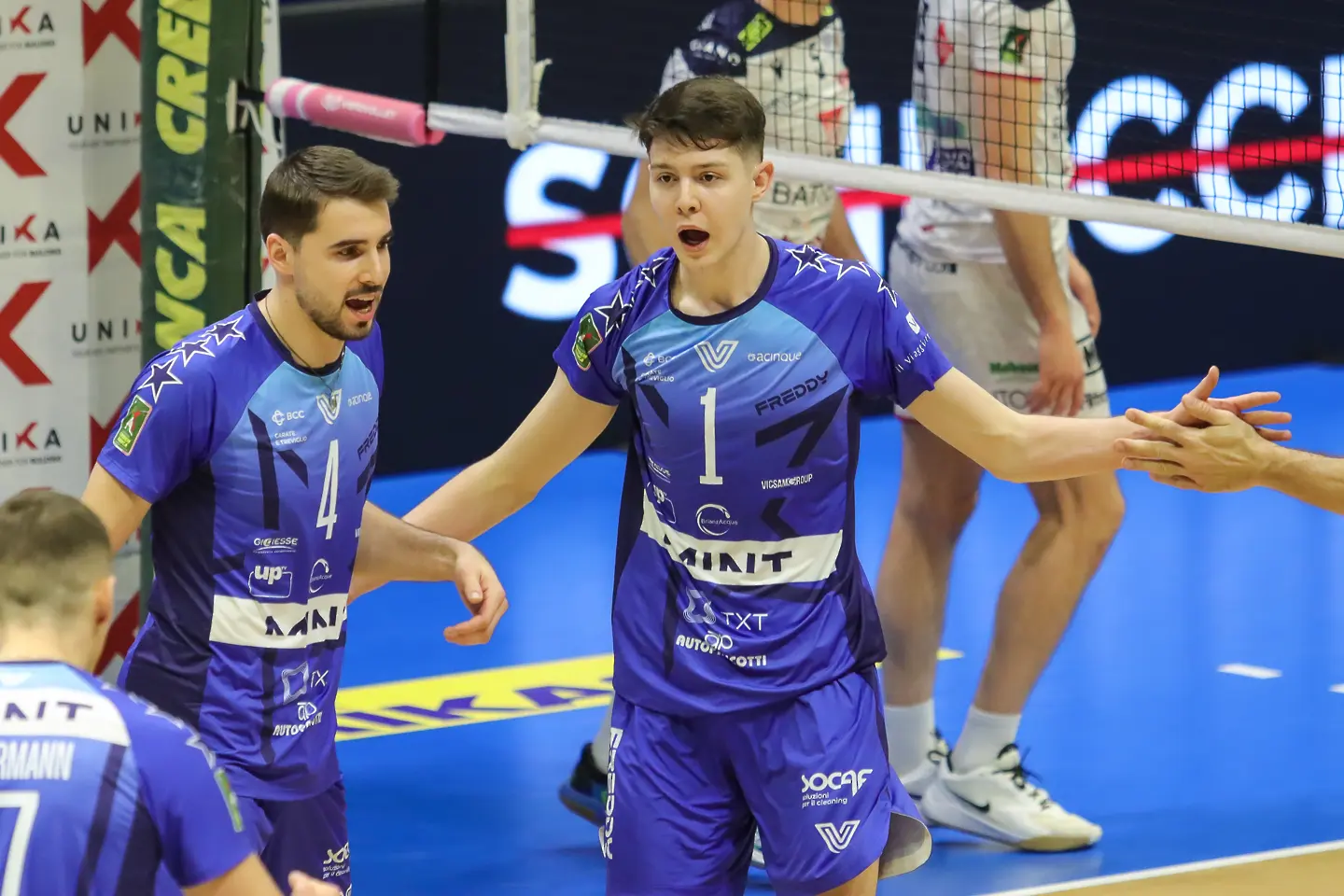 Жасмин Величков и Мартин Атанасов / www.legavolley.it