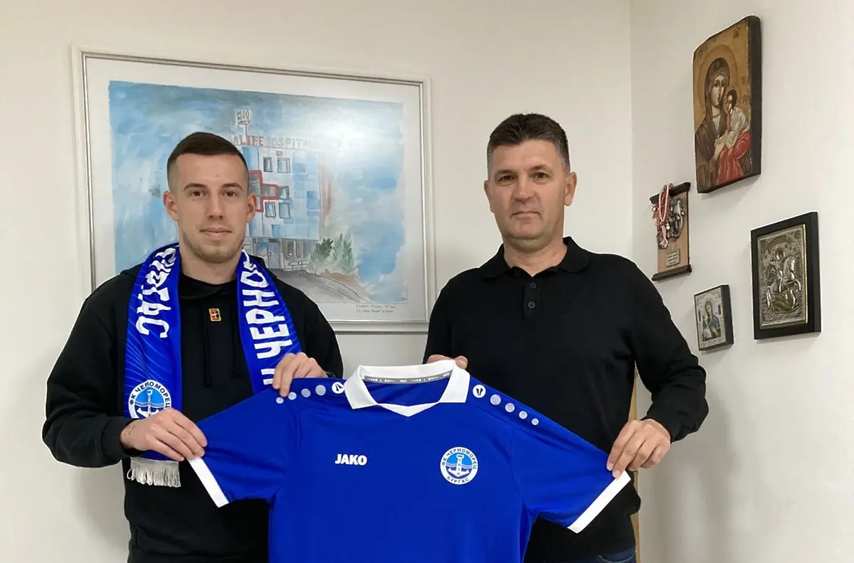 Октай Хамдиев, Ангел Стойков / Facebook.com/Черноморец Бургас