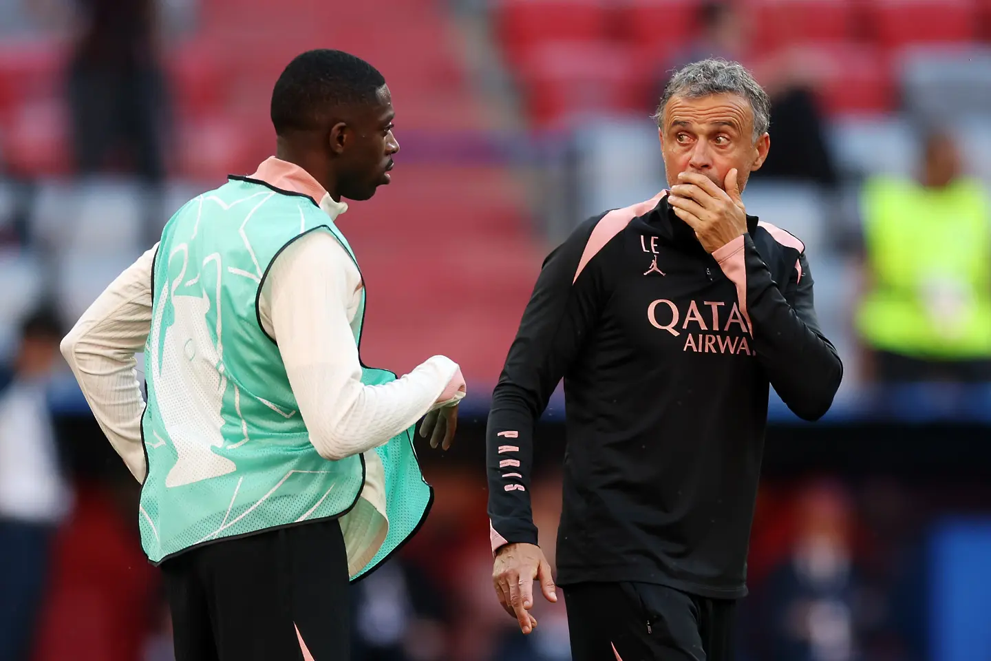 Усман Дембеле и Луис Енрике / Getty Images