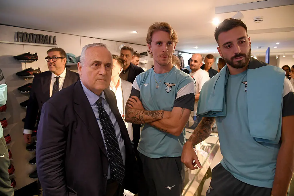 Президентът на Лацио Клаудио Лотито/ Getty Images 