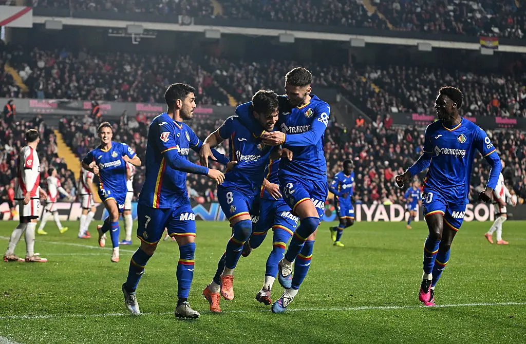 Хетафе се радва след гол / Getty Images 