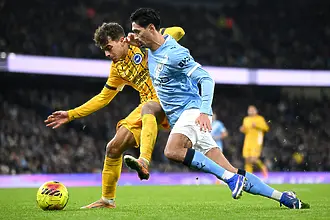 Манчестър Сити с трета поредна грешна стъпка в преследването с Арсенал (ВИДЕО)