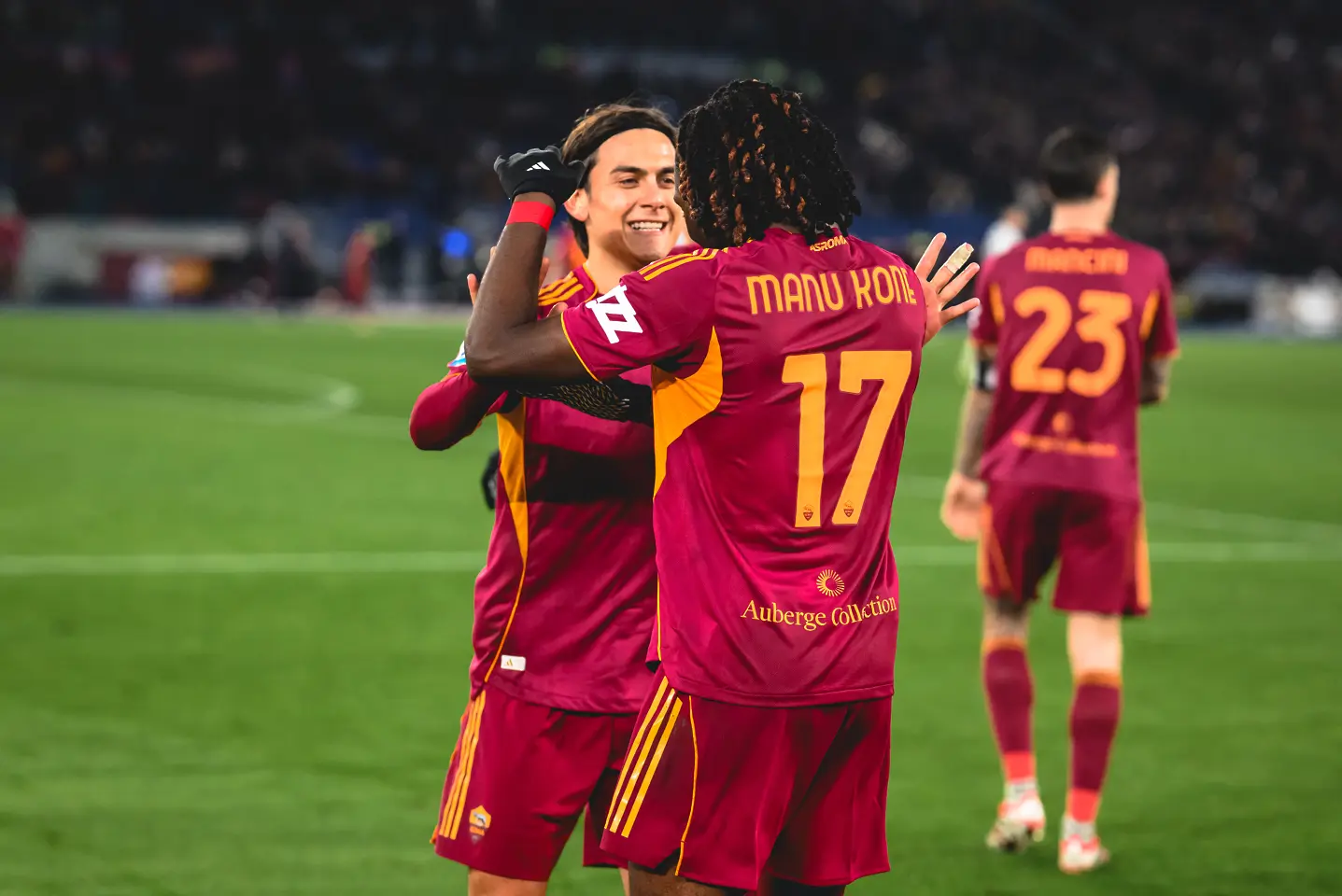 Рома, Ману Коне, Пауло Дибала / Getty Images