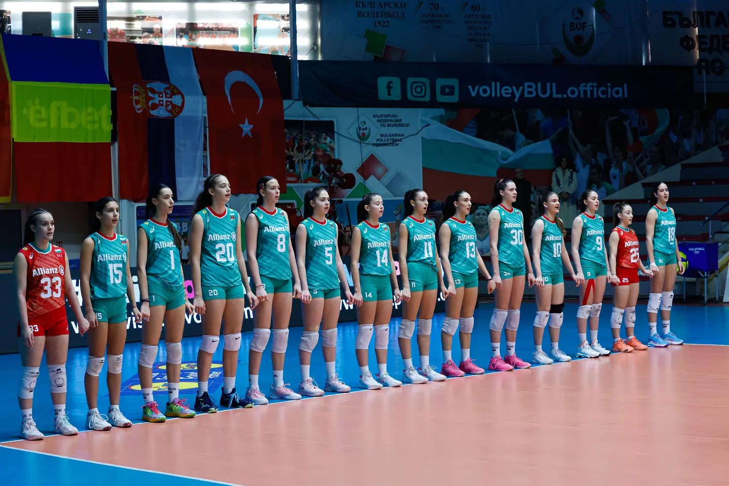 Национален отбор на България за девойки до 18 години / bvf.bg