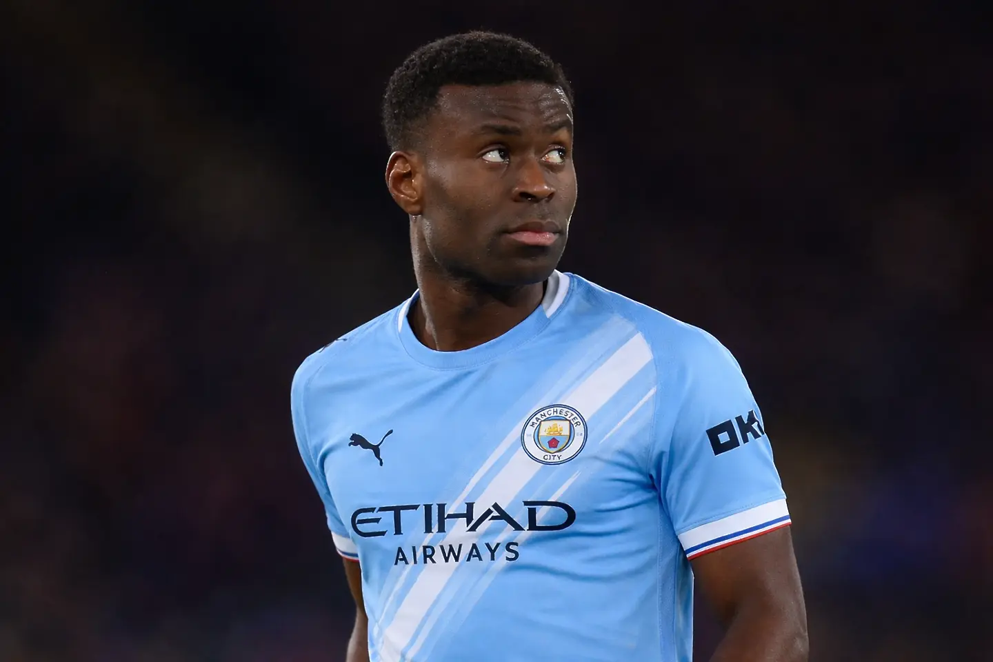 Марк Гехи с екипа на Манчестър Сити / снимка: Getty Images, редактирана с AI