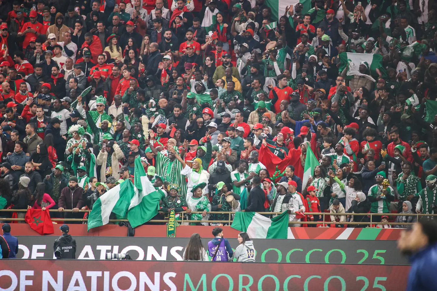 Фенове на Нигерия в Мароко / Getty Images