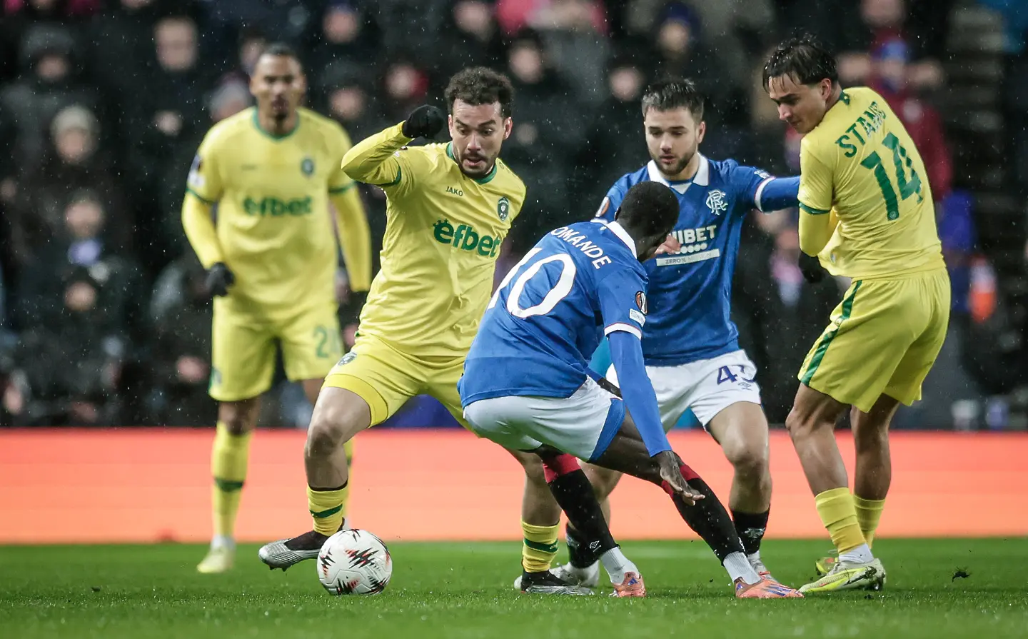 На живо: Рейнджърс - Лудогорец (Състави)