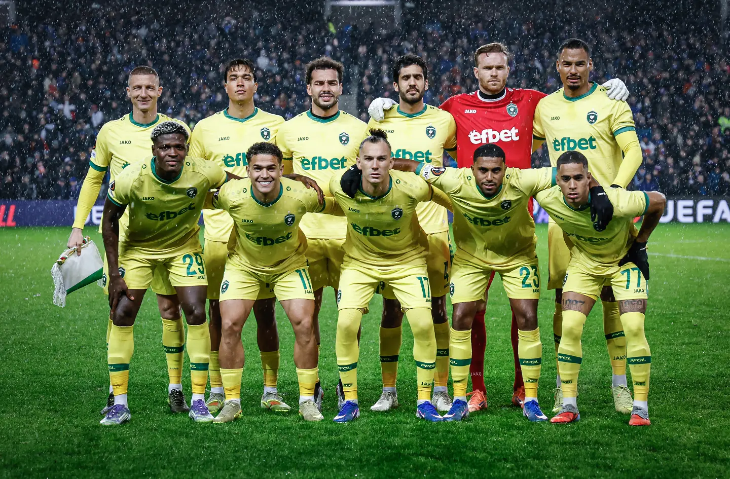 На живо: Рейнджърс - Лудогорец (Състави)