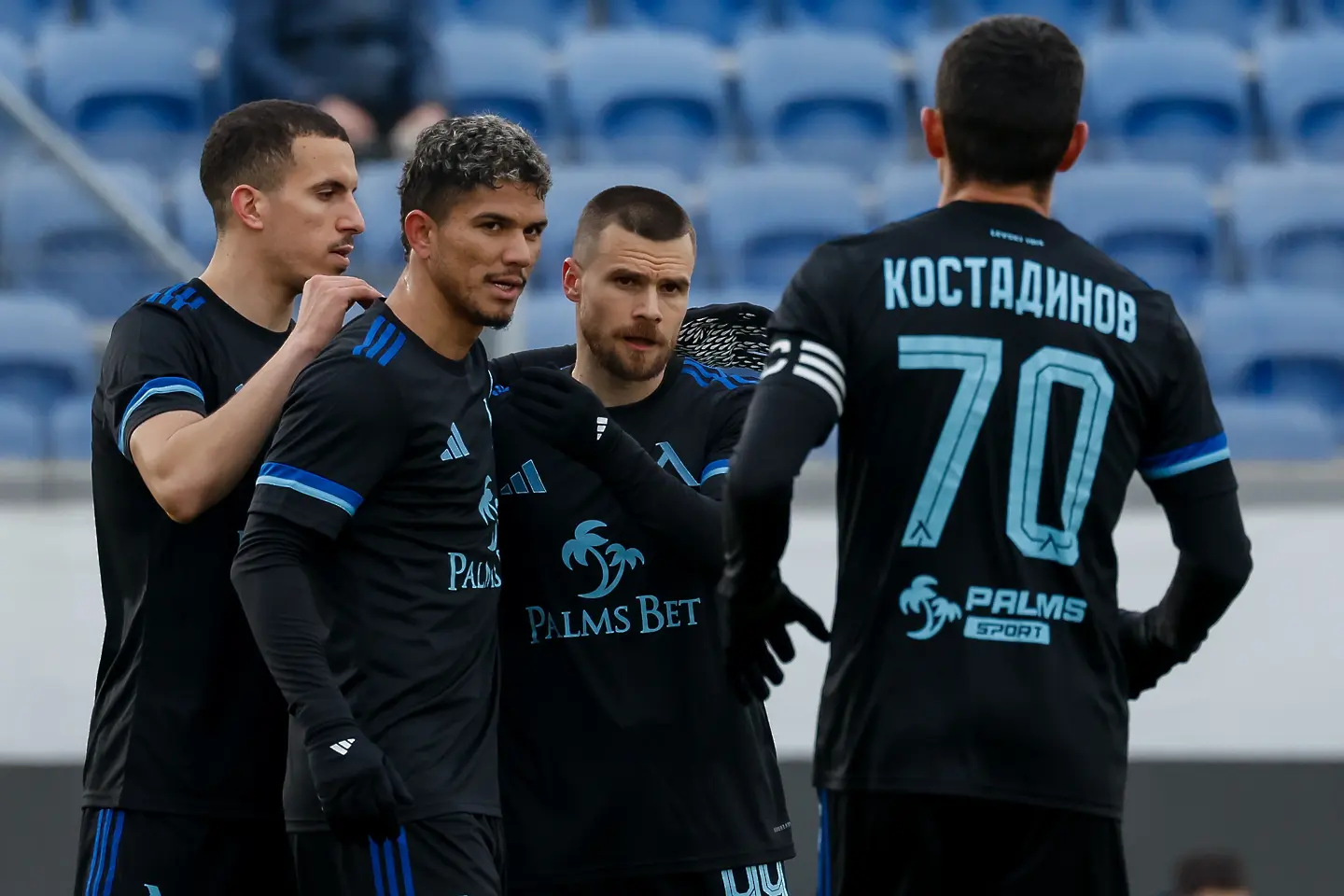 Акрам Бурас, Евертон Бала, Радослав Кирилов, Георги Костадинов (Левски) / startphoto.bg