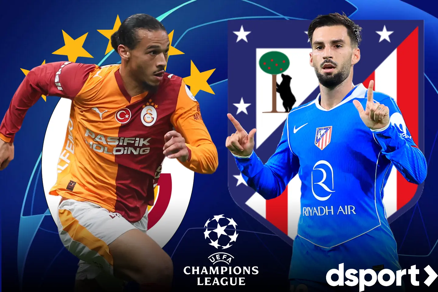 На живо: Галатасарай - Атлетико Мадрид (Състави)