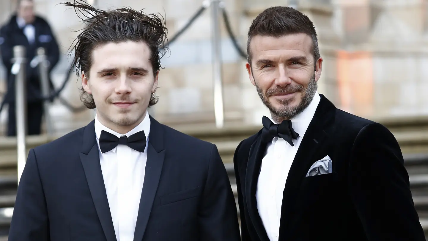 Дейвид Бекъм и Бруклин Бекъм / Getty Images