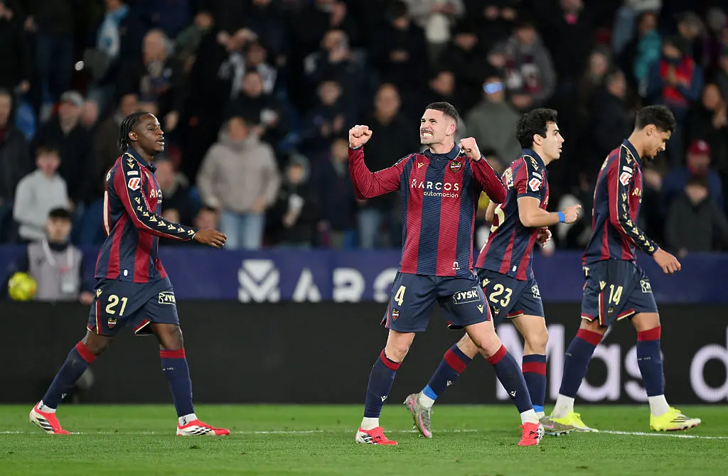 Леванте се радва след гол / Getty Images 