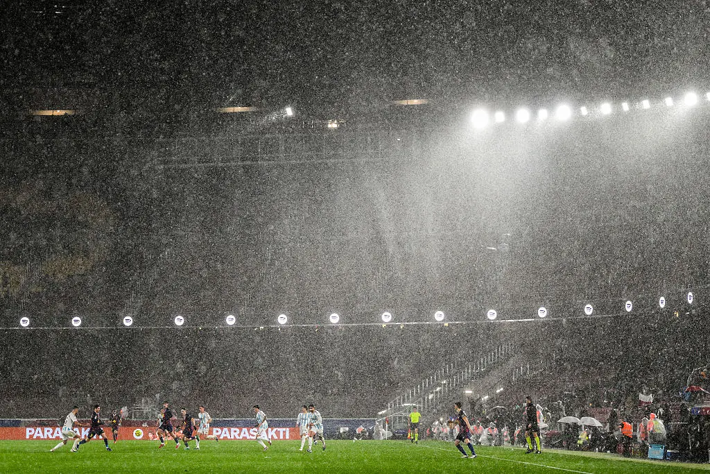 Порой на "Камп Ноу" / Getty Images 