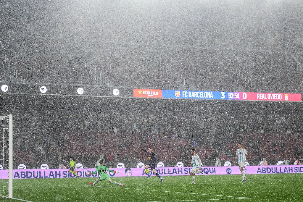 Порой на "Камп Ноу" / Getty Images 