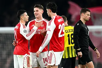 Бивш футболист на Левски вкара на Арсенал, но „топчиите“ завършиха без загуба (ВИДЕО)