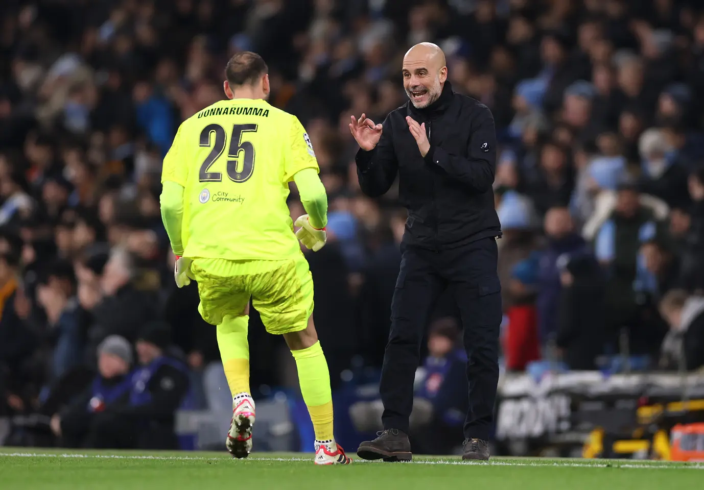 Пеп Гуардиола и Джанлуиджи Донарума / Getty Images