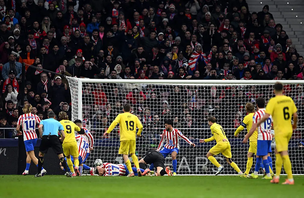 Будьо/Глимт вкарва срещу Атлетико Мадрид / Getty Images 