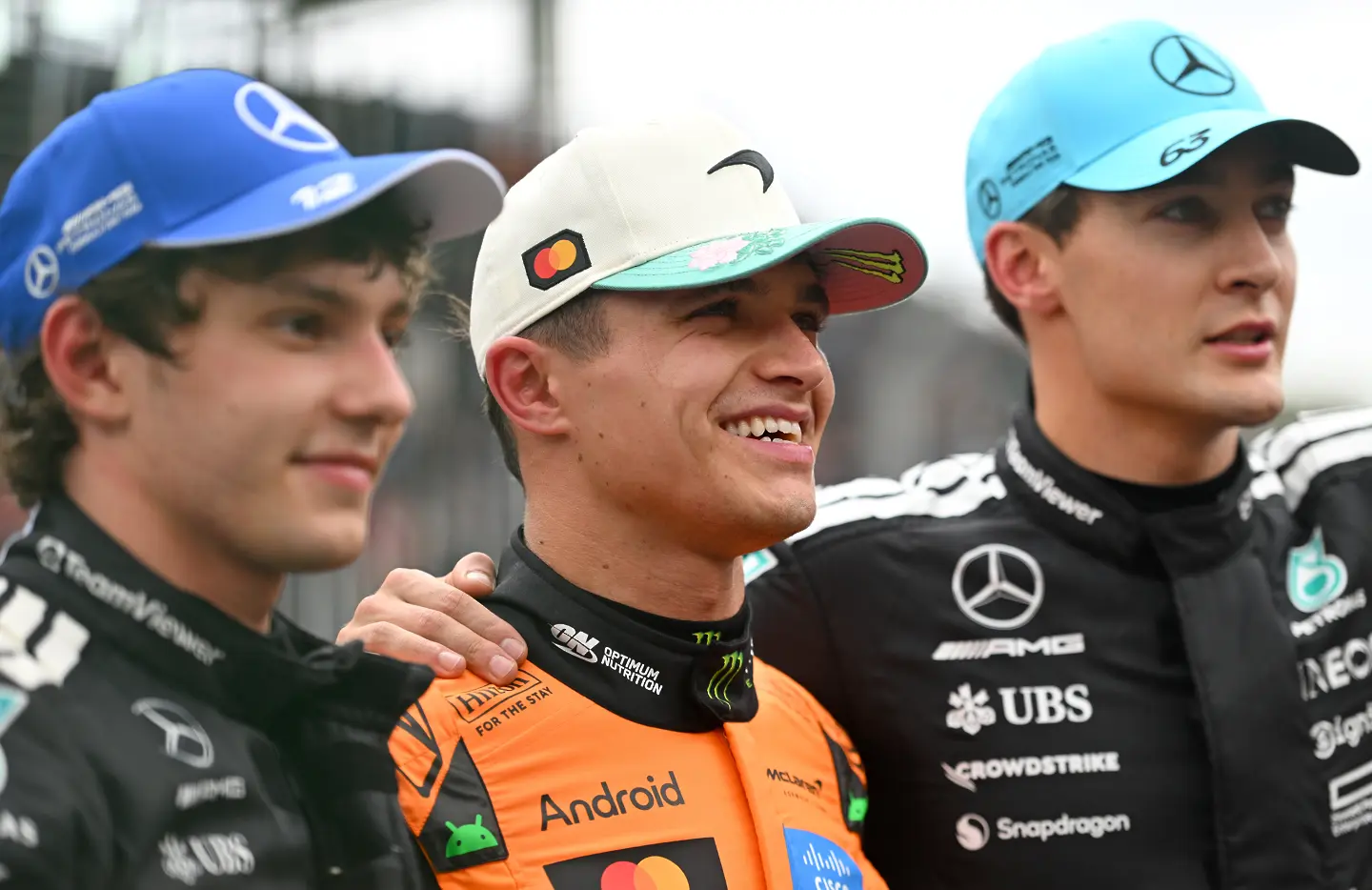 Ландо Норис и Джордж Ръсел / Getty Images