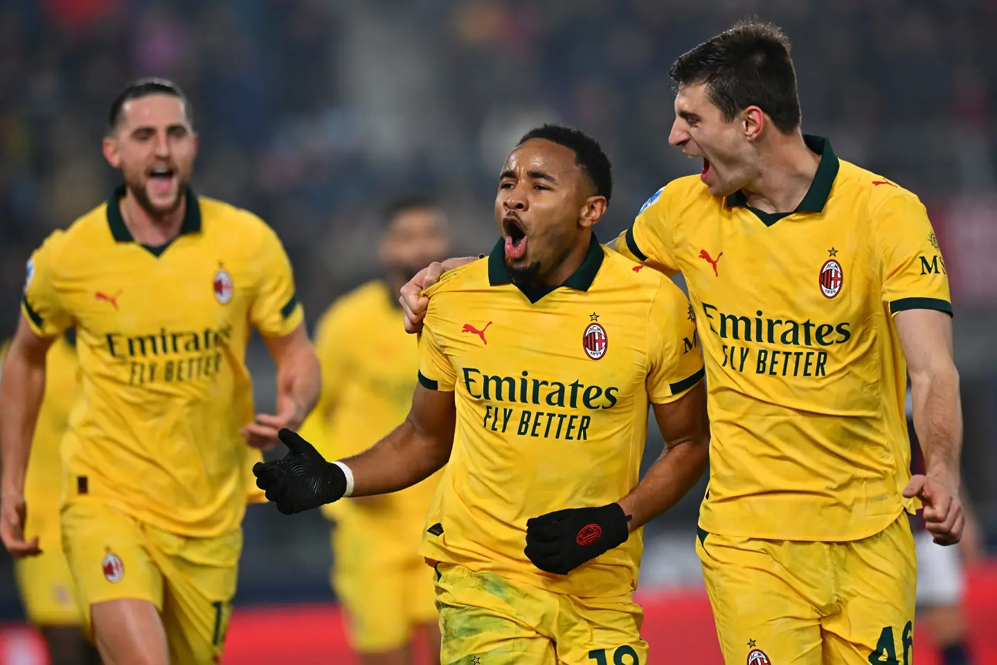 Милан, Кристофър Нкунку, Матео Габия / Getty Images