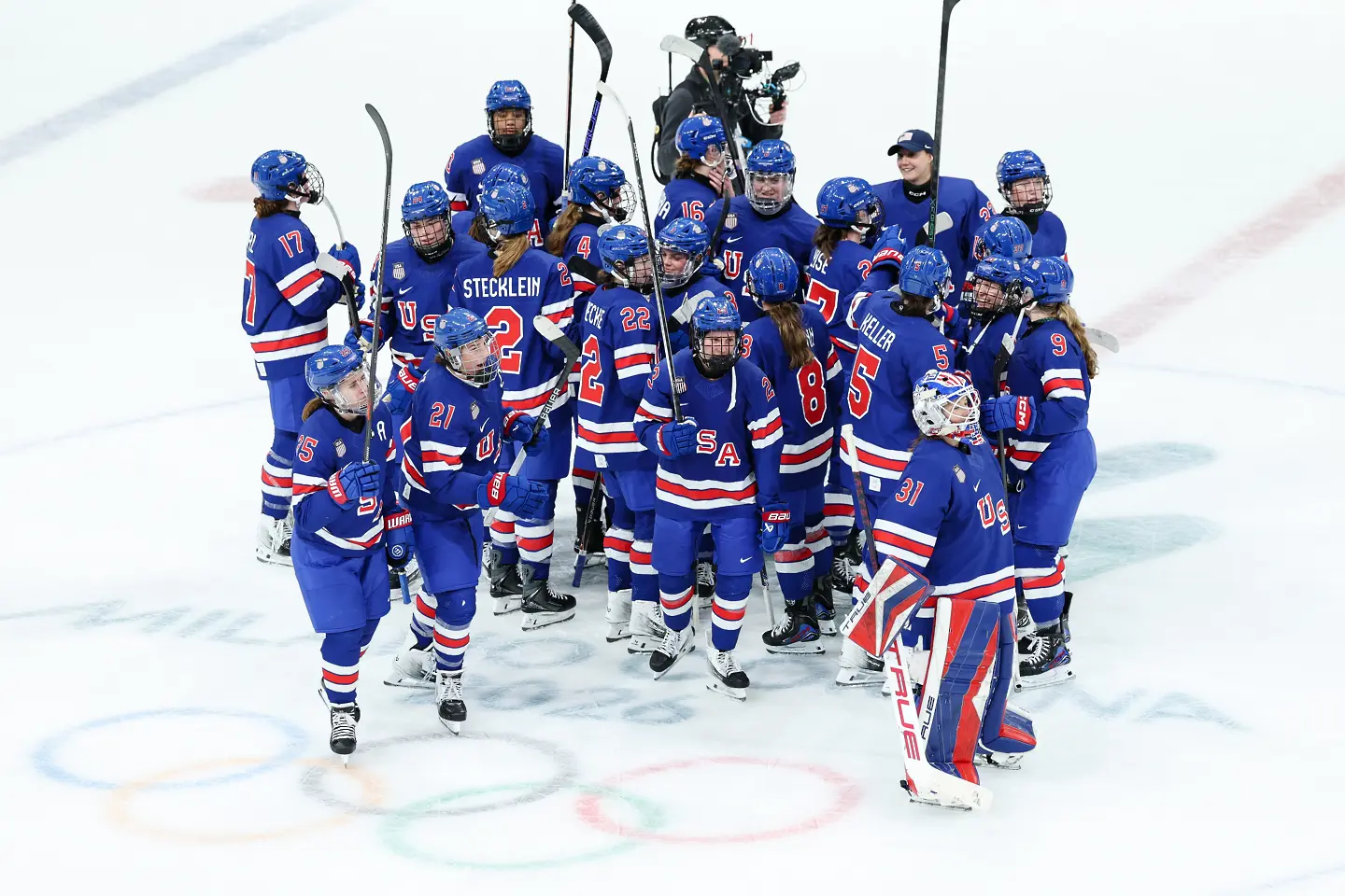 Женски национален на САЩ по хокей на лед / Getty Images