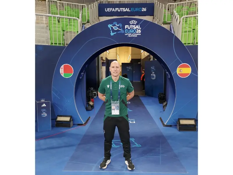 Български съдия ръководи мачове от Европейското първенство по футзал в Словения