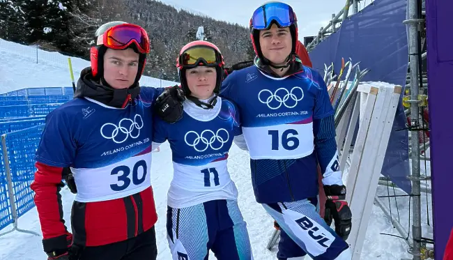 Българските олимпийци в алпийския сноуборд с официална тренировка в Ливиньо