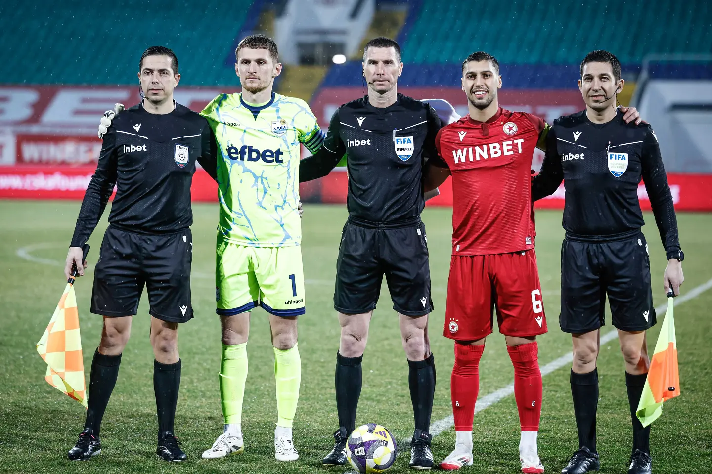 Анатолий Господинов, Георги Кабаков, Бруно Жордао; ЦСКА - Арда 3:1 / startphoto.bg