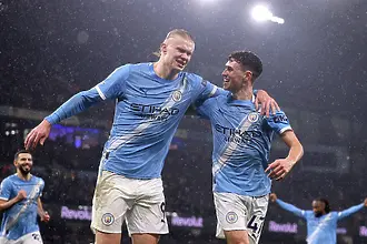 Манчестър Сити смачка Фулъм за 15 минути и диша във врата на Арсенал