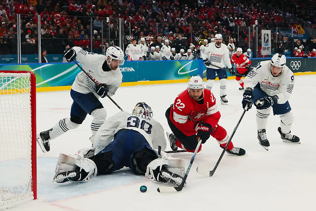 Швейцария - Франция, хокей / Getty Images 