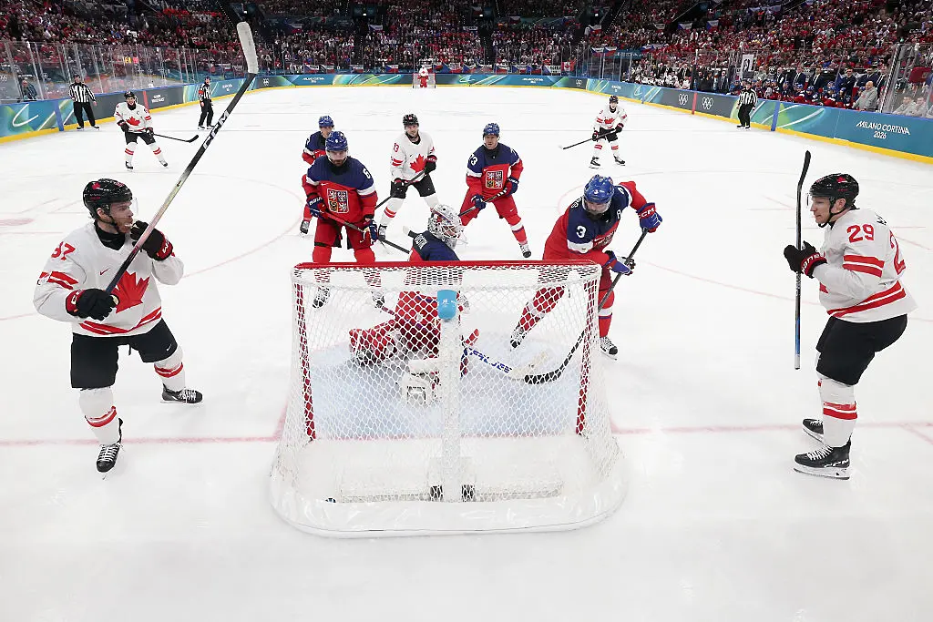 Момент от мача Канада - Чехия / Getty Images 